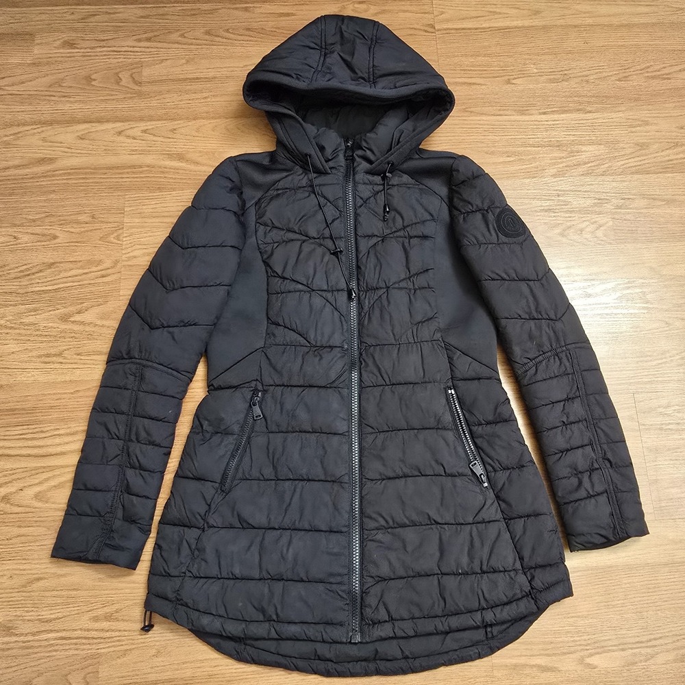 Bernardo EcoPlume Packable Jacket Women Sz Med Overcoat Hiking Winter Outdoors